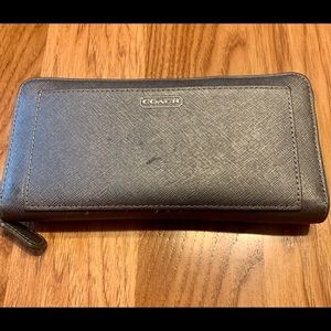 Silver Coach wallet